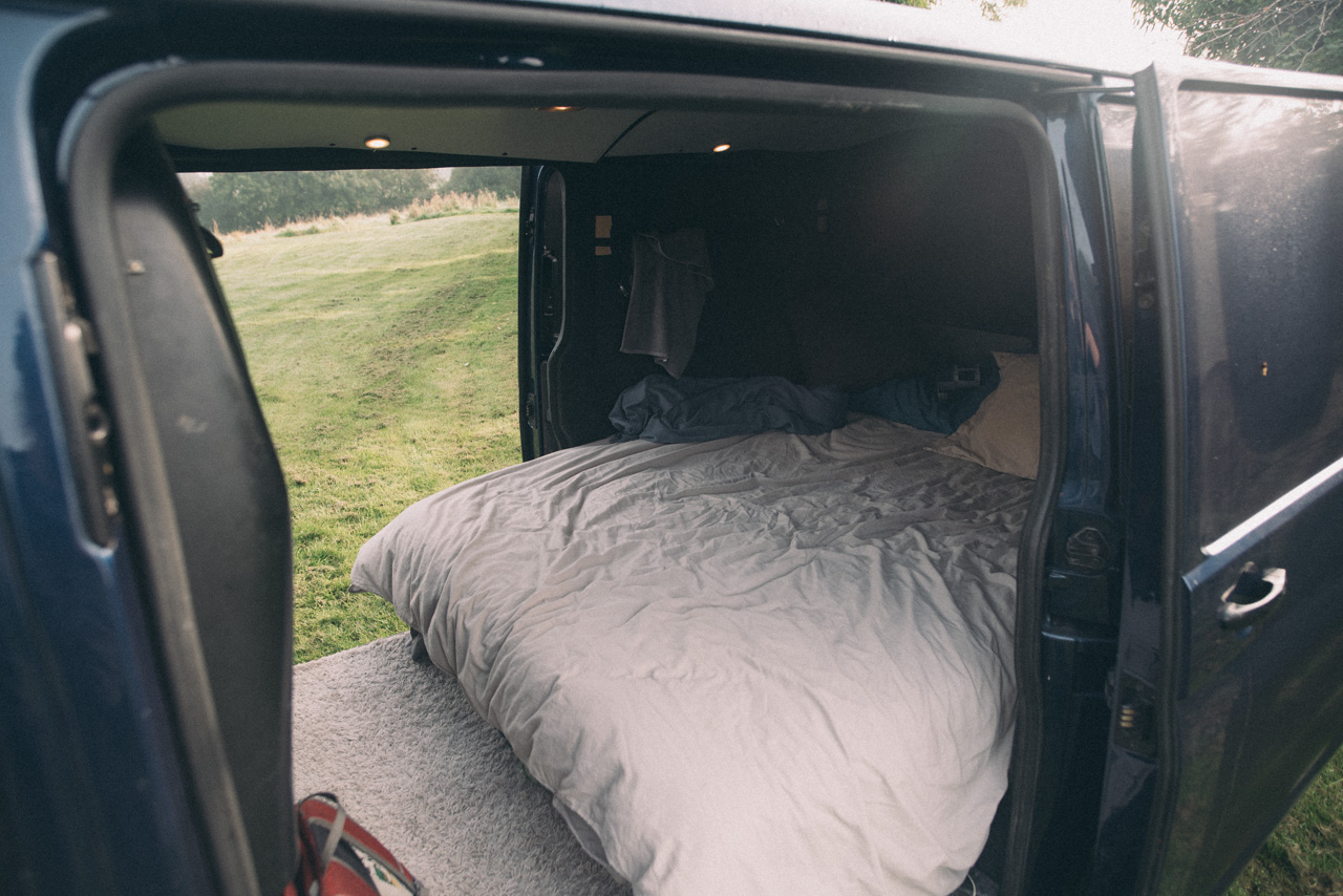 Inside of the Van