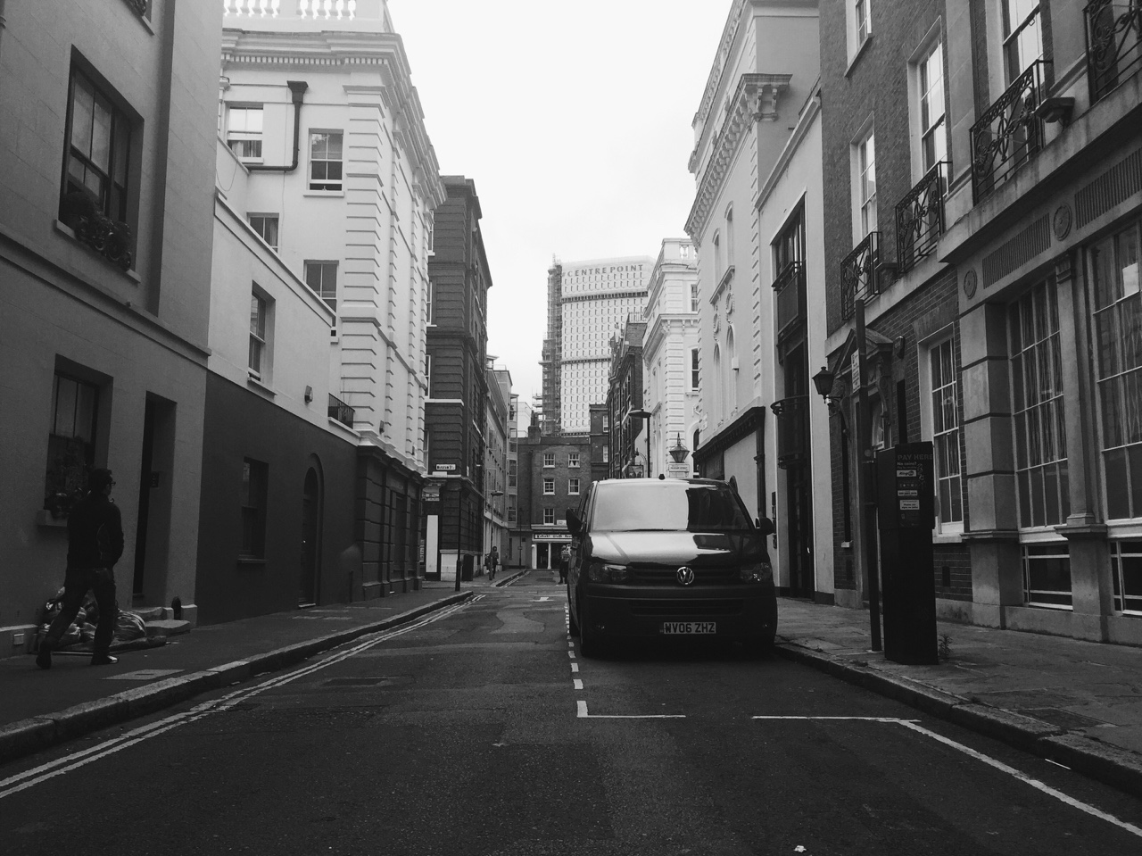 Van around the corner from Camera Cafe, Holborn